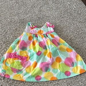 Bright multi-colored dress 4T toddler girl